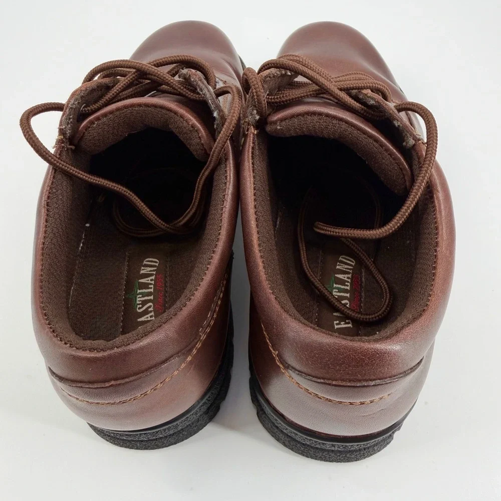 Eastland Plainview Men's Brown Leather Oxford Comfort Shoes Size 8.5 Wide W